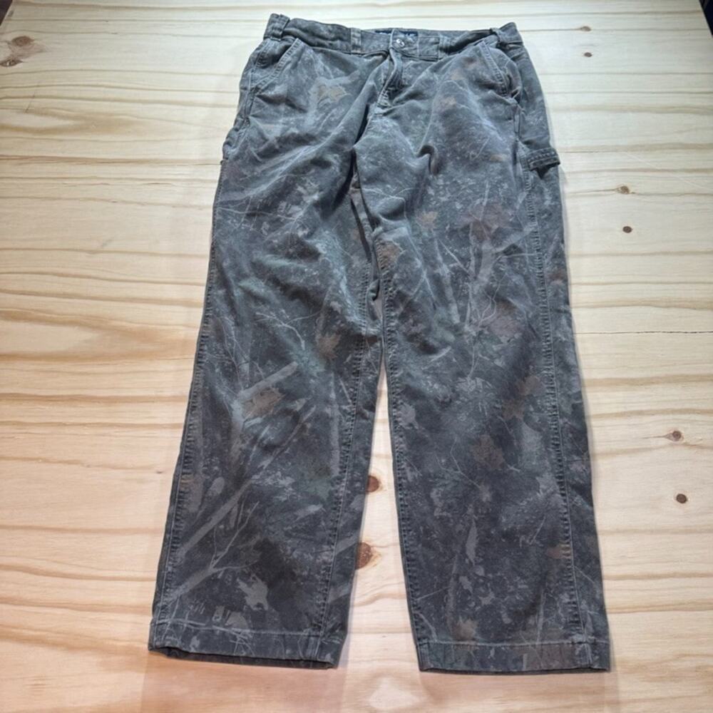 Abercrombie and Fitch Mens 33x32 (Actual 33x28) Athletic Loose Camo Pants